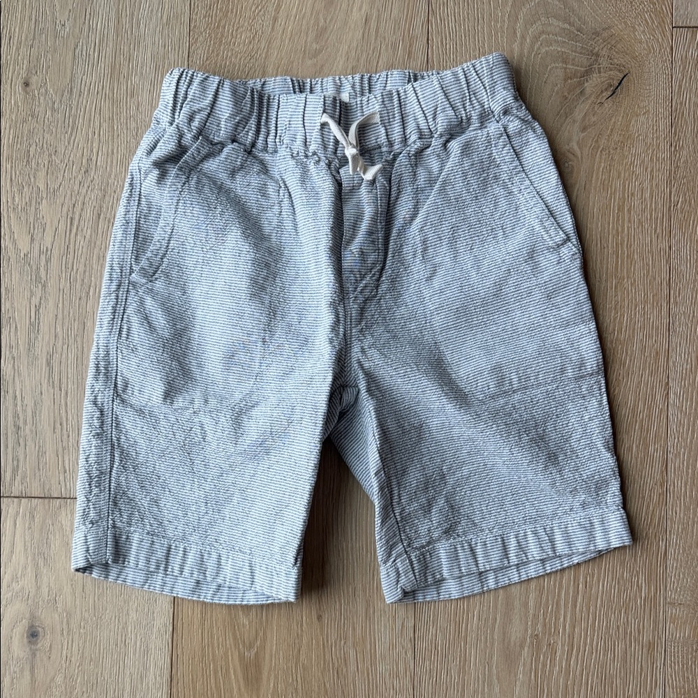 Crewcuts Boys Light Gray Pull-On Shorts with Drawstring